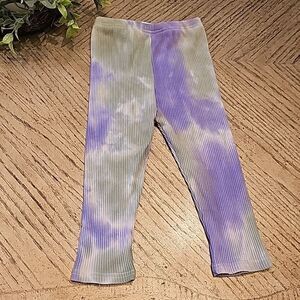 Ribbed tie dye leggings 3T